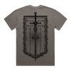 Sleep Token - Damocles Crest Flag Tee - Grey Back