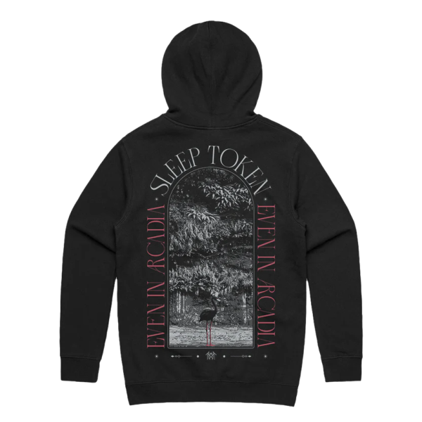 Sleep Token - Even In Arcadia Arch Hoodie - Black Back