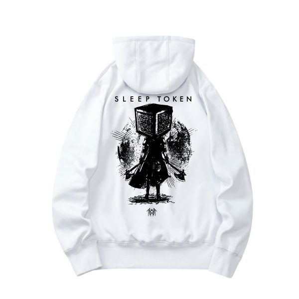 Sleep Token - Granite Hoodie – White Back