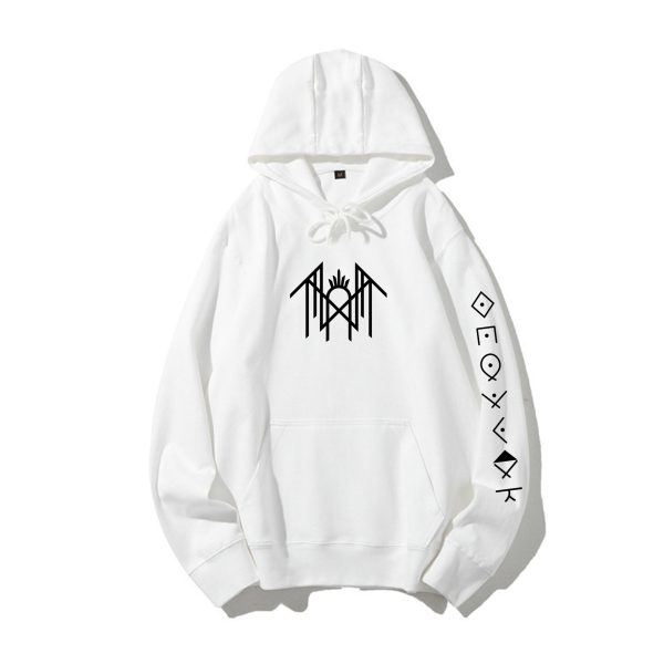 Sleep Token - Granite Hoodie – White Front
