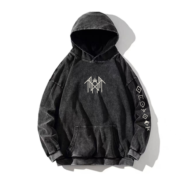 Sleep Token - Granite Washed Black Hoodie front