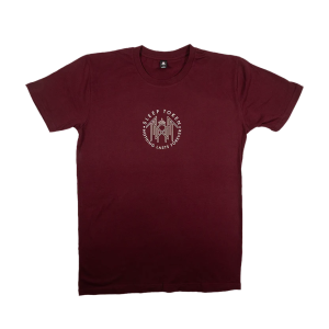 Sleep Token - Nothing Lasts Forever Tee - Burgundy Front